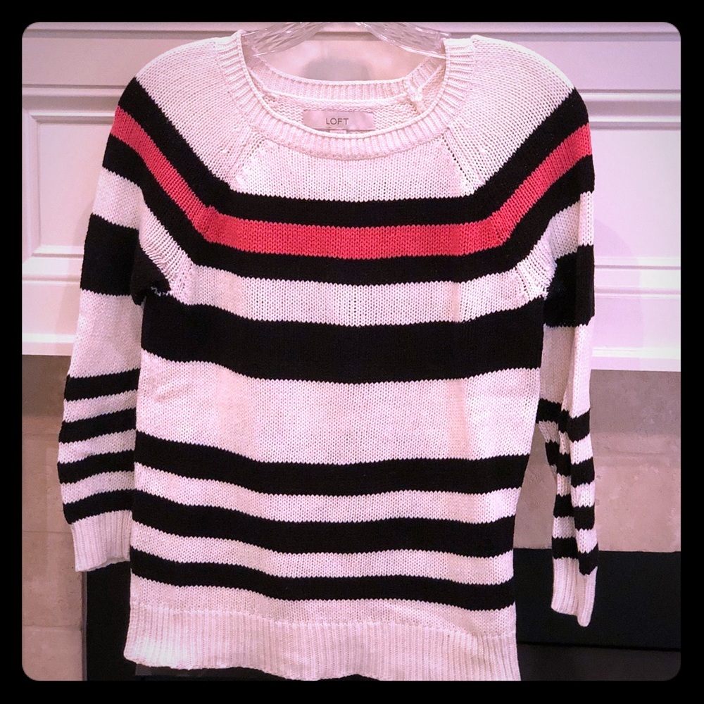 Loft Cotton Knit Sweater